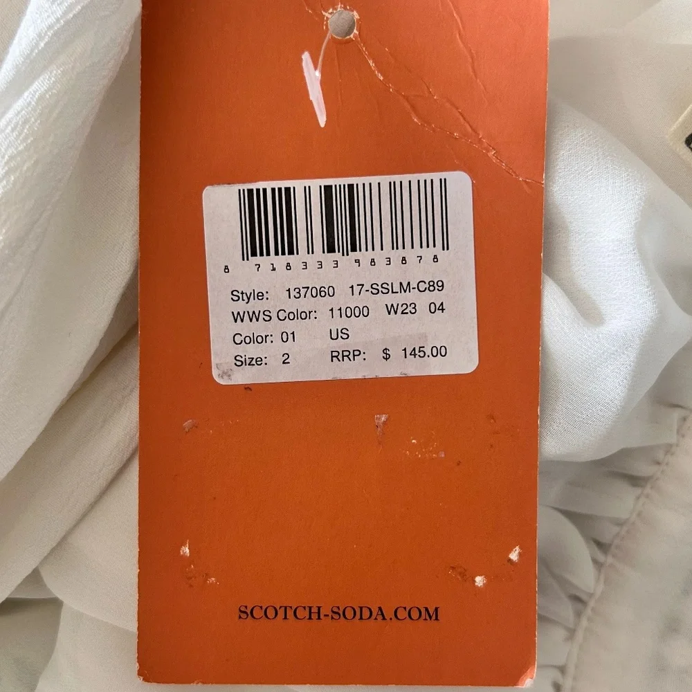Scotch & Soda Beach Holiday Eyelet Skirt | Size 6 | NWT